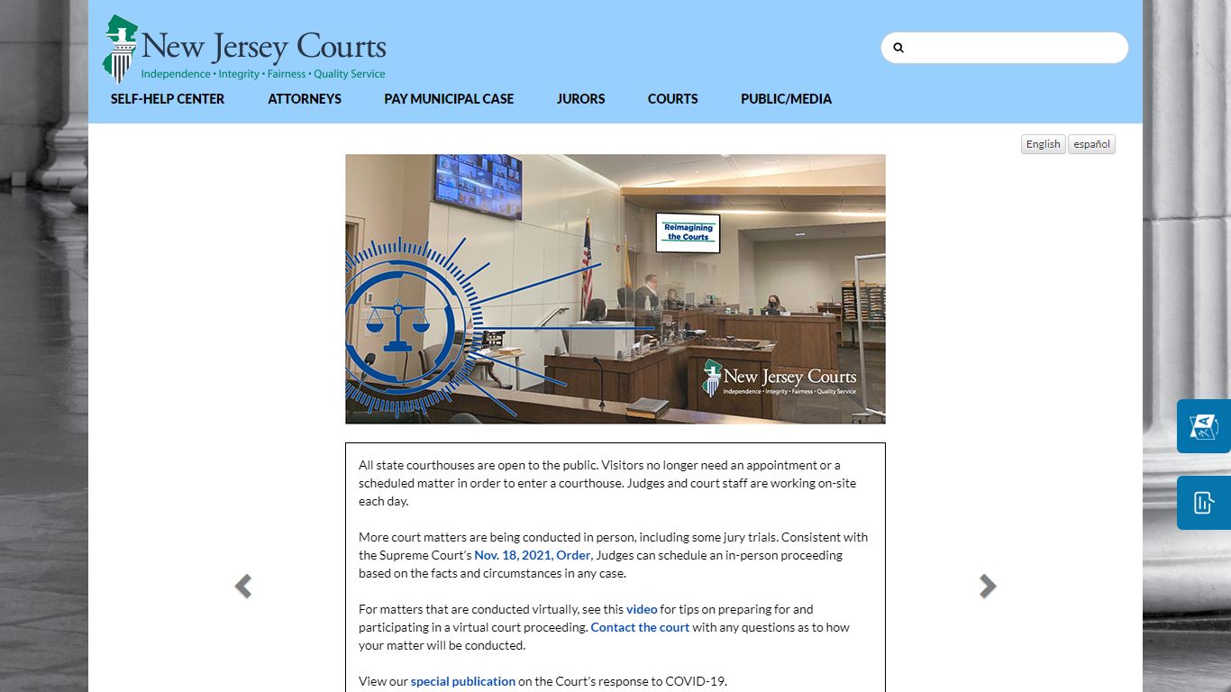 Electronic Access to Court Records - New Jersey Superior Court